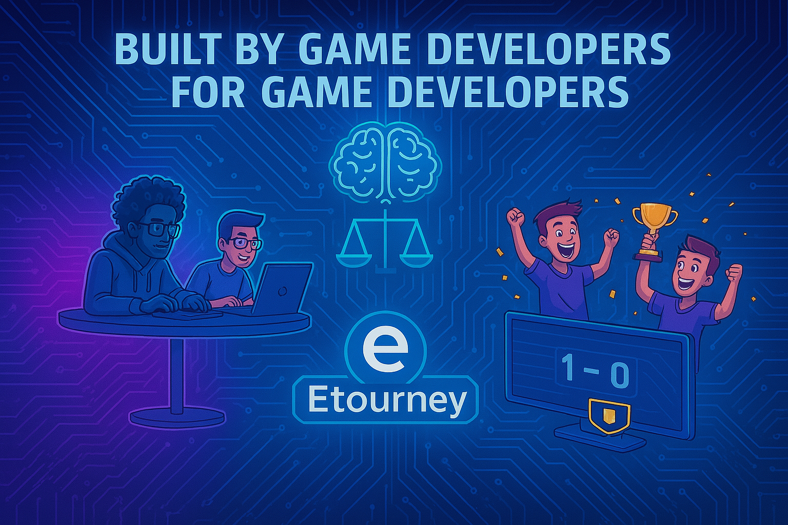 Etourney platform built by game developers for game developers